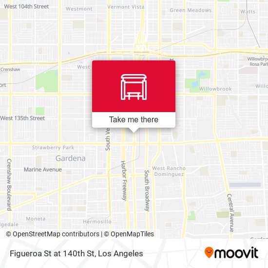 Figueroa St at 140th St map