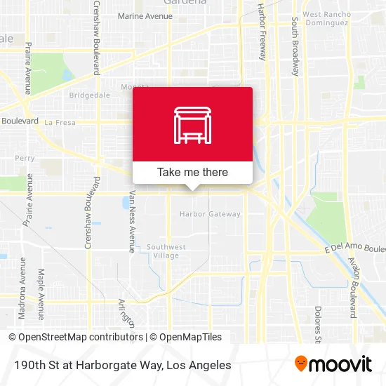 190th St at Harborgate Way map