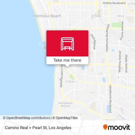 Mapa de Camino Real + Pearl St