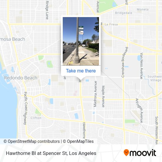 Mapa de Hawthorne Bl at Spencer St