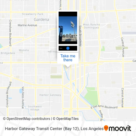 Mapa de Harbor Gateway Transit Center (Bay 12)