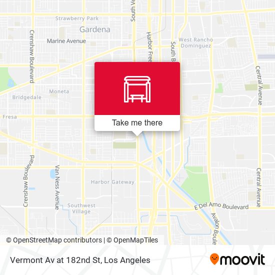 Vermont Av at 182nd St map