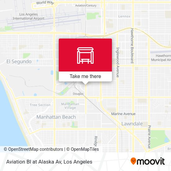 Mapa de Aviation Bl at Alaska Av