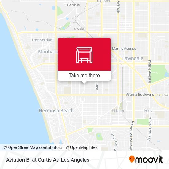 Aviation Bl at Curtis Av map