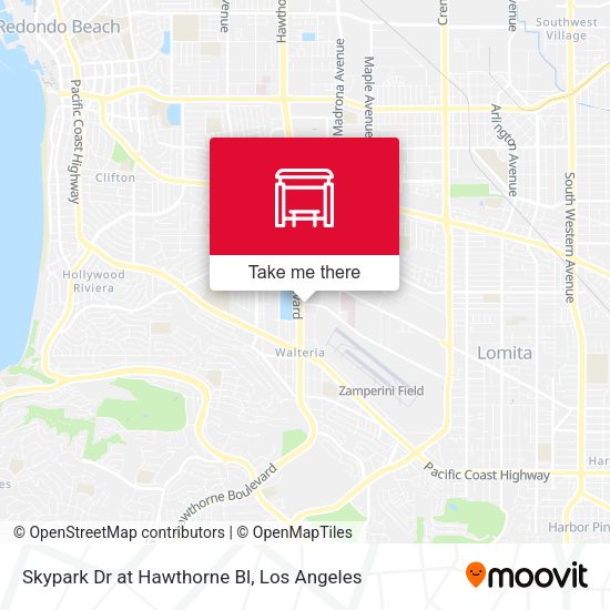 Mapa de Skypark Dr at Hawthorne Bl