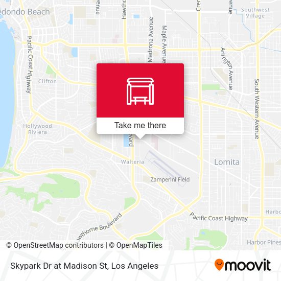 Skypark Dr at Madison St map