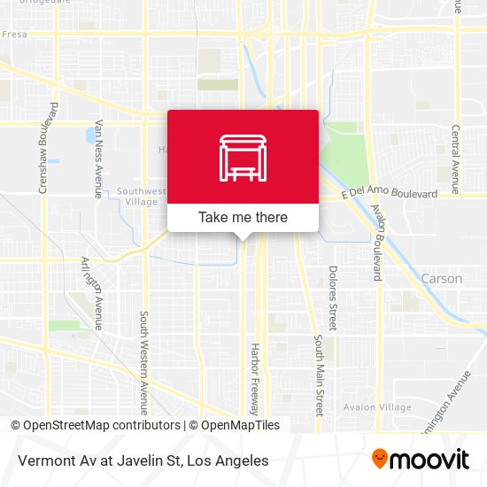 Mapa de Vermont Av at Javelin St