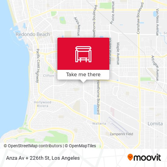 Mapa de Anza Av + 226th St