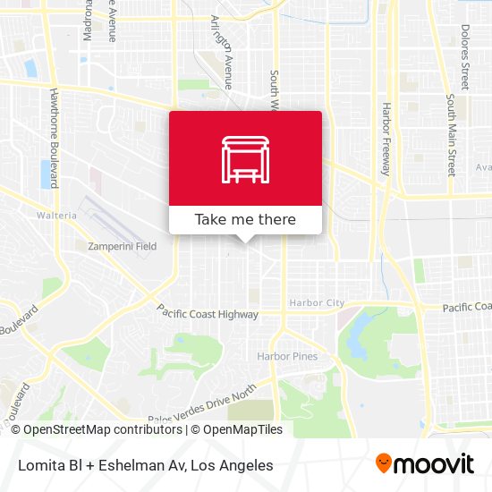 Mapa de Lomita Bl + Eshelman Av