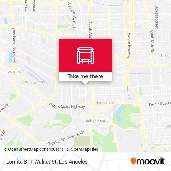 Lomita Bl + Walnut St map