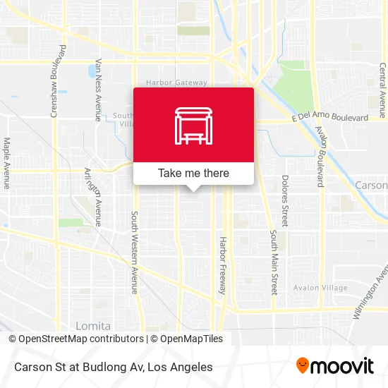 Mapa de Carson St at Budlong Av