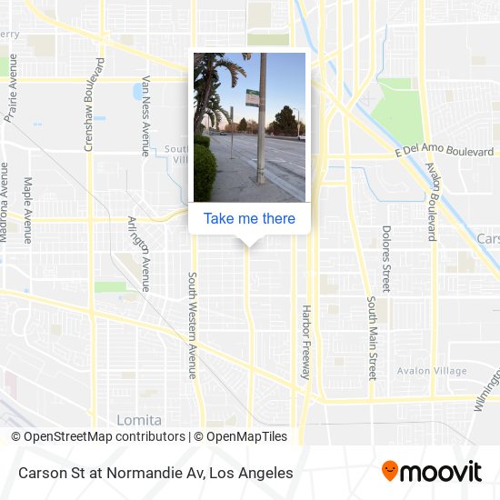Mapa de Carson St at Normandie Av