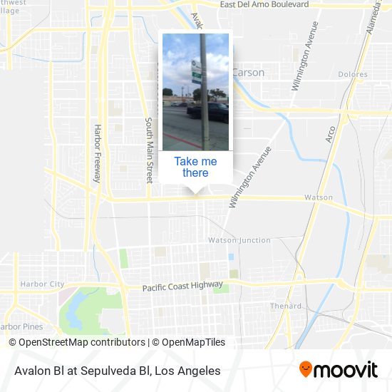 Mapa de Avalon Bl at Sepulveda Bl