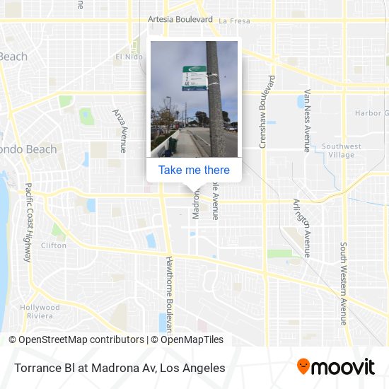 Mapa de Torrance Bl at Madrona Av
