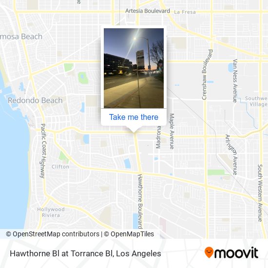 Mapa de Hawthorne Bl at Torrance Bl