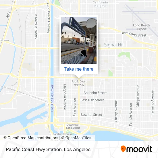 Pacific Coast Hwy Station map