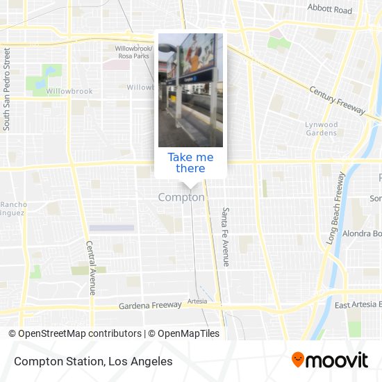 Mapa de Compton Station
