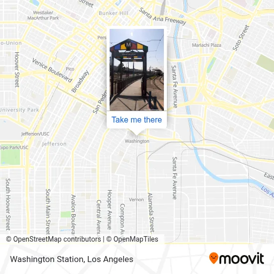 Washington Station map