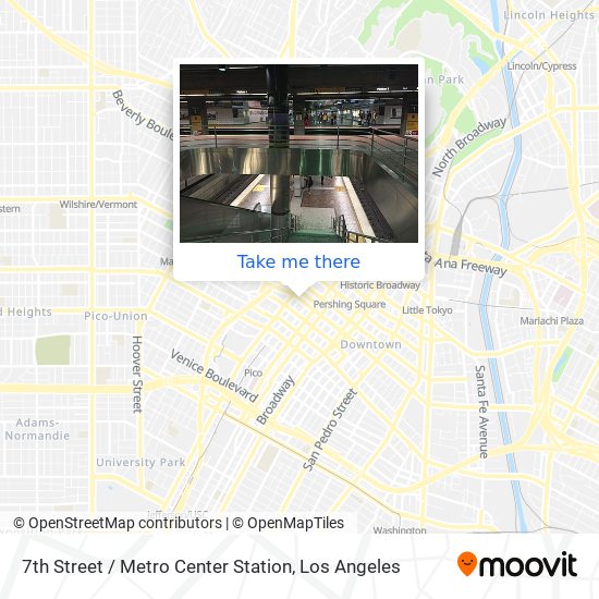 7th Street / Metro Center Station map