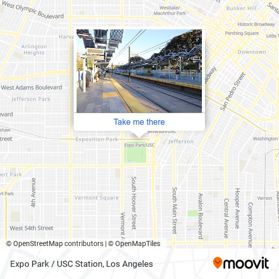 Expo Park / USC Station map