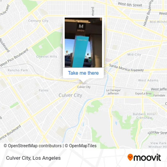 Culver City map