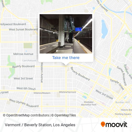 Mapa de Vermont / Beverly Station