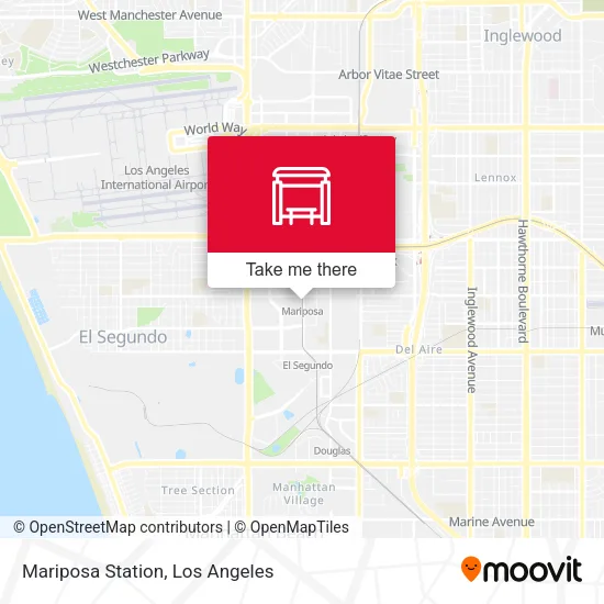 Mariposa Station map