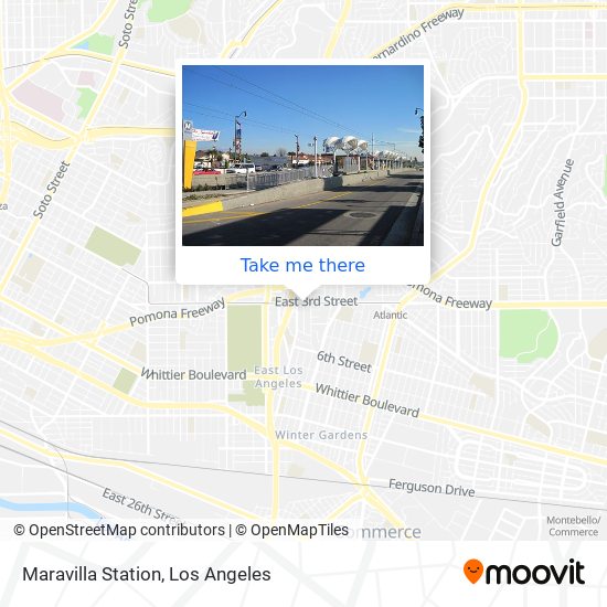 Maravilla Station map