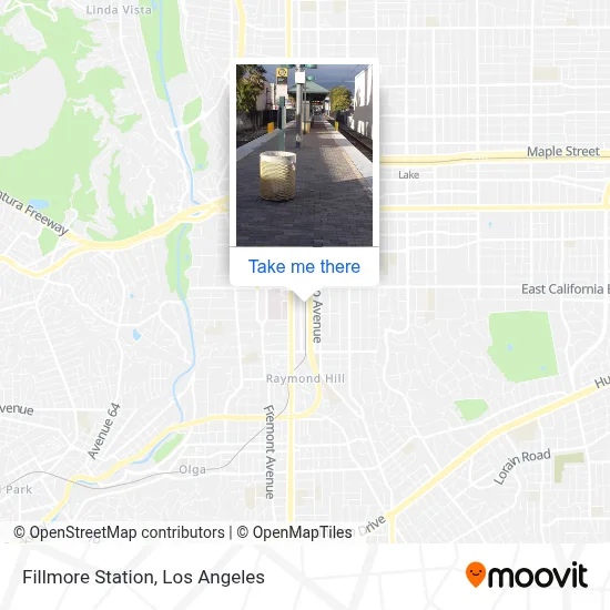 Fillmore Station map