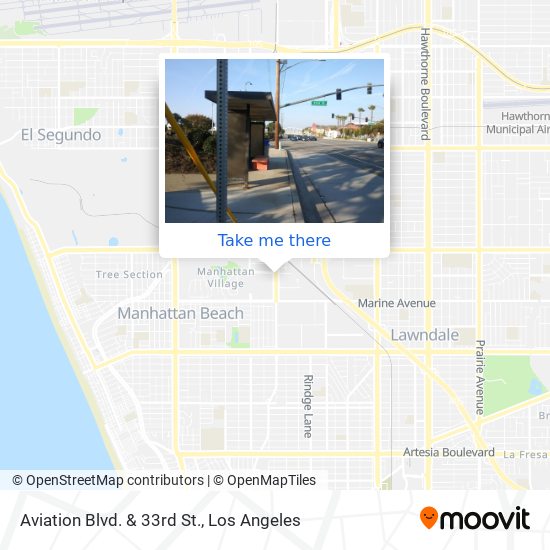Aviation Blvd. & 33rd St. map