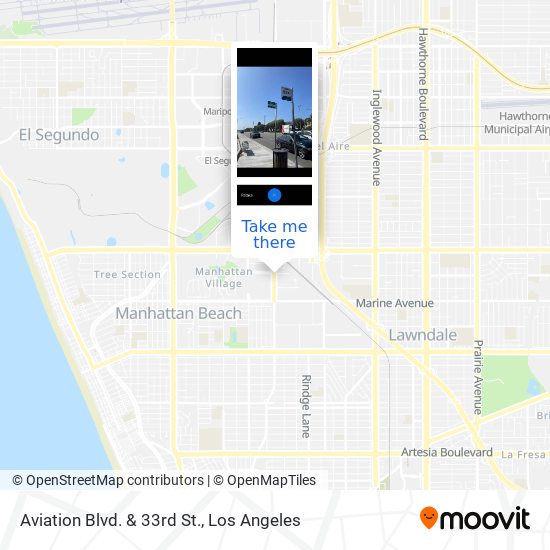 Aviation Blvd. & 33rd St. map