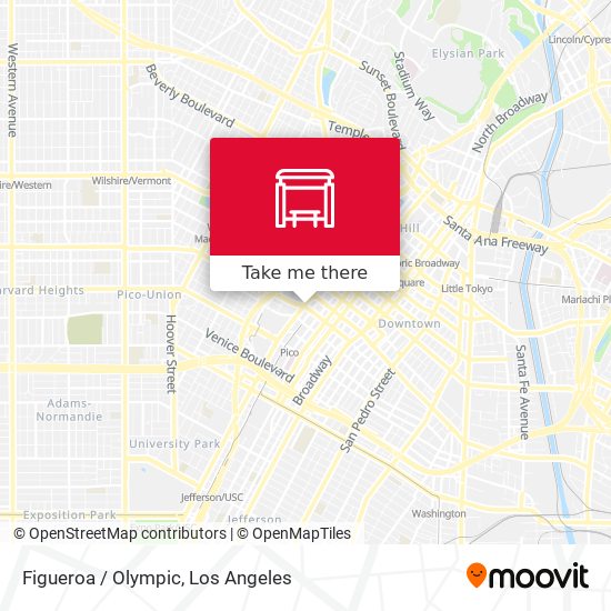 Figueroa / Olympic map