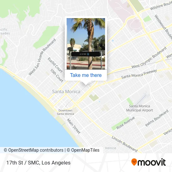17th St / SMC map