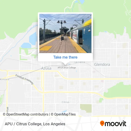APU / Citrus College map