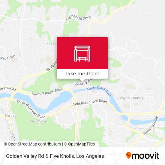 Mapa de Golden Valley Rd & Five Knolls