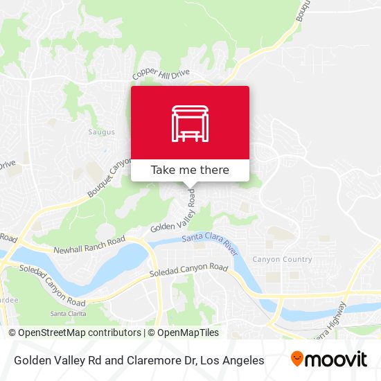 Mapa de Golden Valley Rd and Claremore Dr
