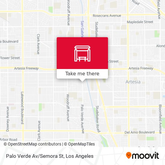 Mapa de Palo Verde Av/Semora St
