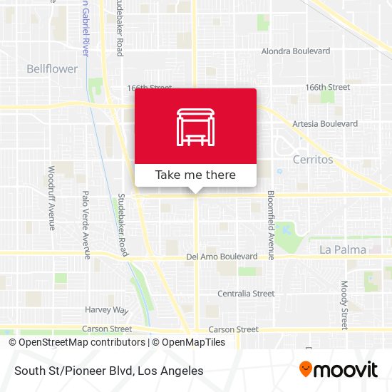 Mapa de South St/Pioneer Blvd