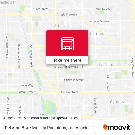 Del Amo Blvd/Avenida Pamplona map