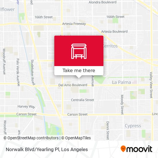 Mapa de Norwalk Blvd/Yearling Pl