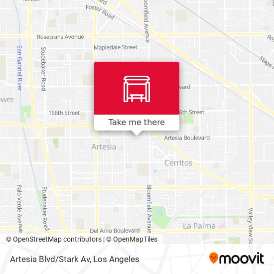 Artesia Blvd/Stark Av map