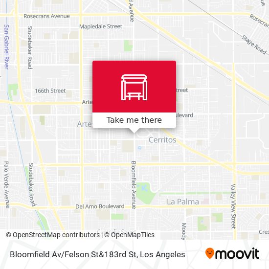 Mapa de Bloomfield Av / Felson St&183rd St
