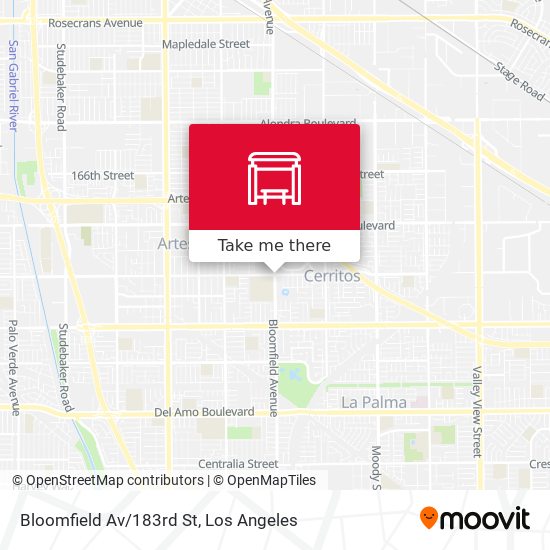 Bloomfield Av/183rd St map