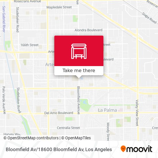 Bloomfield Av / 18600 Bloomfield Av map