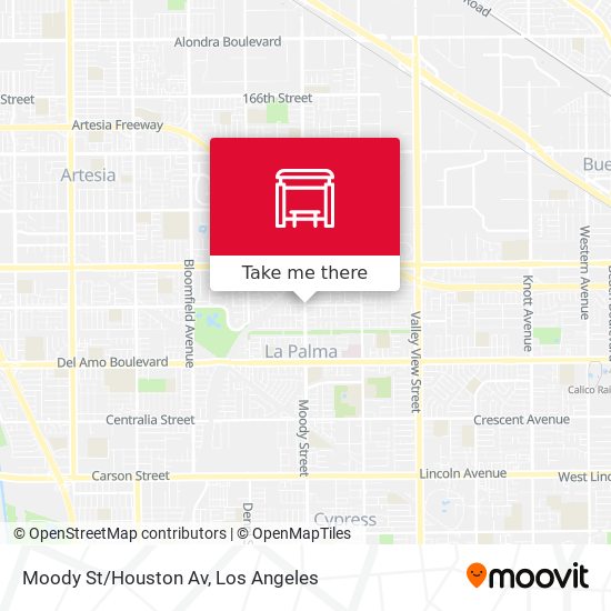 Mapa de Moody St/Houston Av