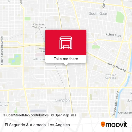 El Segundo & Alameda map