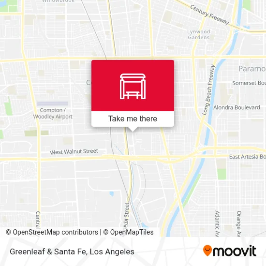 Greenleaf & Santa Fe map