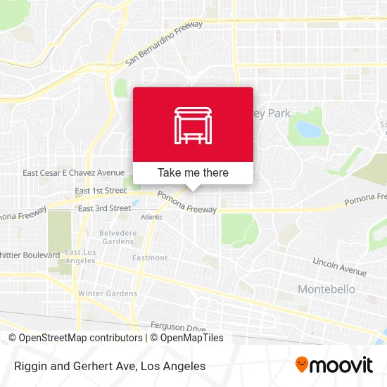 Riggin and Gerhert Ave map