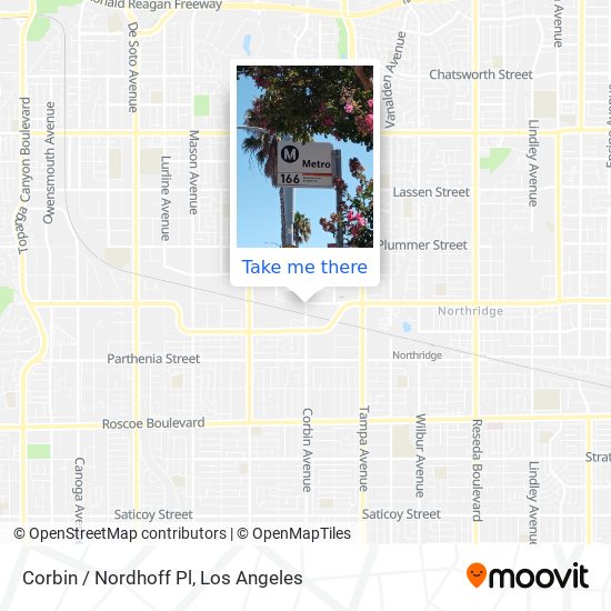 Mapa de Corbin / Nordhoff Pl