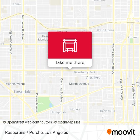 Rosecrans / Purche map
